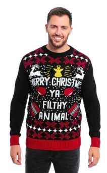 Pull de Noël Noir
