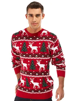 Pull de Noël Renne Homme