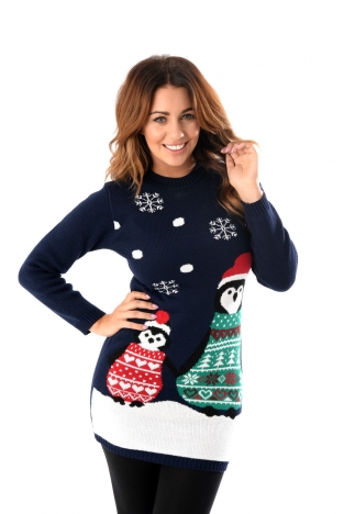 Pull de Noël - Tunique manchot